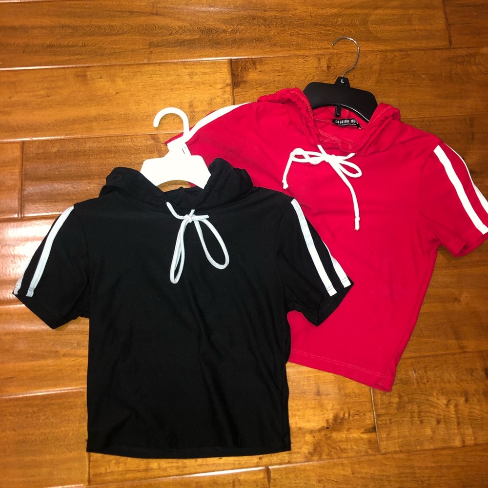 Fashion nova set short sleeve stripe